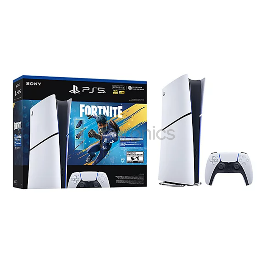 Sony PlayStation 5 Slim Digital Fortnite Flowering Chaos Bundle  825 ГБ, белый - Консоль