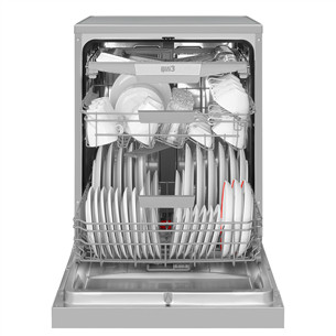 Hansa, 14 комплектов посуды, ширина 60 см, нерж. сталь - Отдельностоящая посудомоечная машина