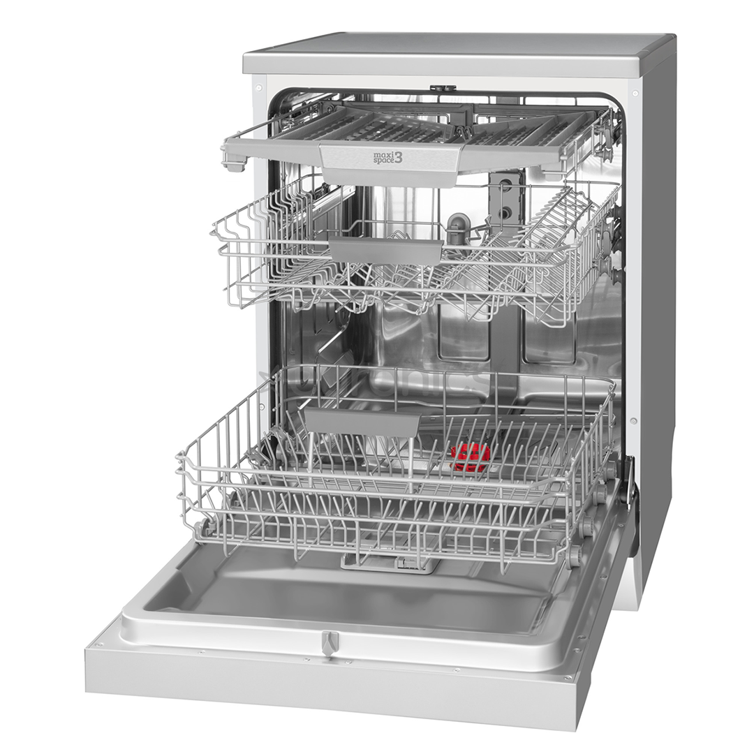 Hansa, 14 комплектов посуды, ширина 60 см, нерж. сталь - Отдельностоящая посудомоечная машина