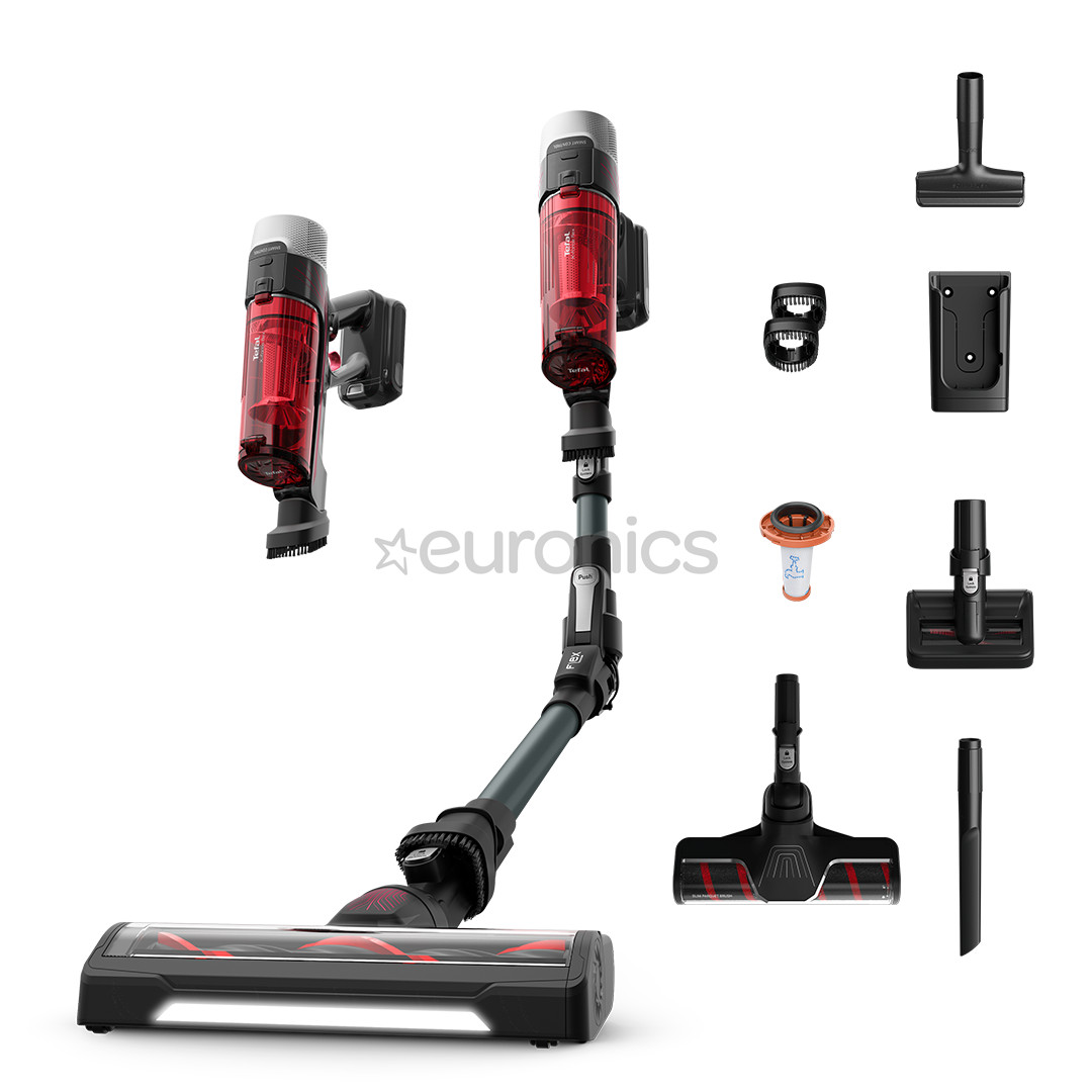 Tefal X-Force Flex 9.60 Complete, красный/серый - Беспроводной пылесос