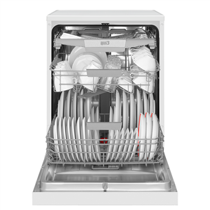 Hansa, 14 комплектов посуды, ширина 60 см, белый - Отдельностоящая посудомоечная машина