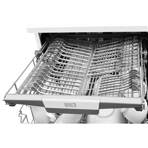 Hansa, 14 комплектов посуды, ширина 60 см, белый - Отдельностоящая посудомоечная машина