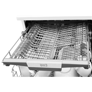 Hansa, 14 комплектов посуды, ширина 60 см, белый - Отдельностоящая посудомоечная машина