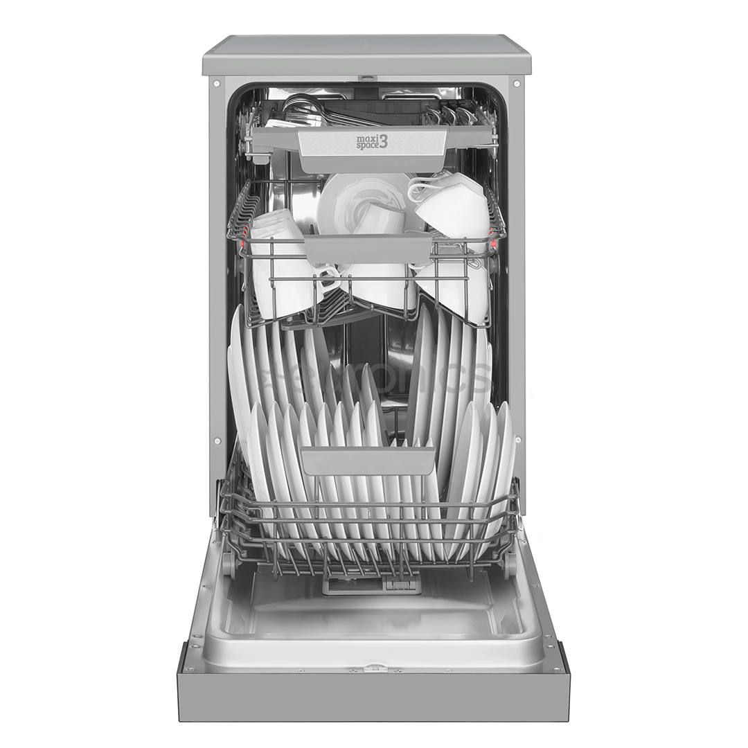 Hansa, 10 комплектов посуды, ширина 44,8 см, нерж. сталь - Отдельностоящая посудомоечная машина