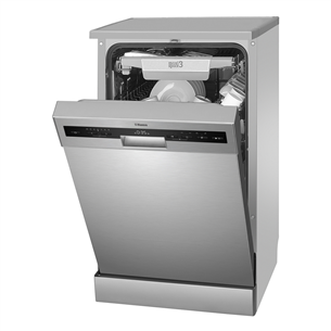 Hansa, 10 комплектов посуды, ширина 44,8 см, нерж. сталь - Отдельностоящая посудомоечная машина