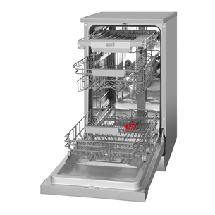 Hansa, 10 комплектов посуды, ширина 44,8 см, нерж. сталь - Отдельностоящая посудомоечная машина