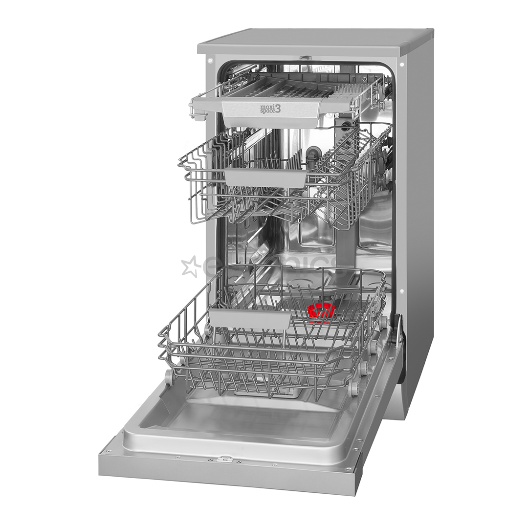 Hansa, 10 комплектов посуды, ширина 44,8 см, нерж. сталь - Отдельностоящая посудомоечная машина