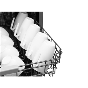 Hansa, 10 комплектов посуды, ширина 44,8 см, нерж. сталь - Отдельностоящая посудомоечная машина