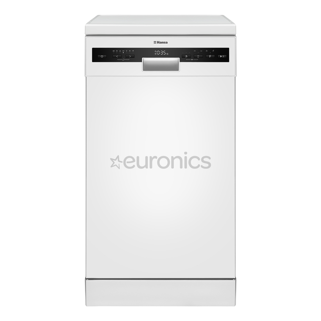 Hansa, 10 комплектов посуды, ширина 44,8 см, белый - Отдельностоящая посудомоечная машина