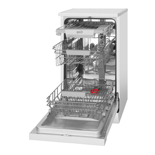 Hansa, 10 комплектов посуды, ширина 44,8 см, белый - Отдельностоящая посудомоечная машина