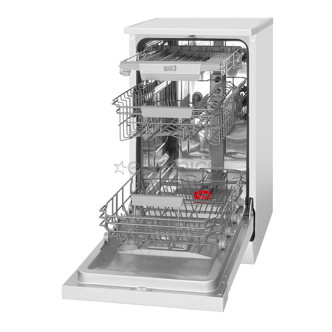 Hansa, 10 комплектов посуды, ширина 44,8 см, белый - Отдельностоящая посудомоечная машина