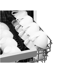 Hansa, 10 комплектов посуды, ширина 44,8 см, белый - Отдельностоящая посудомоечная машина