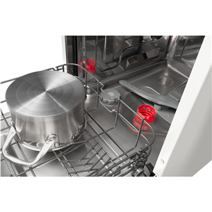 Hansa, 10 комплектов посуды, ширина 44,8 см, белый - Отдельностоящая посудомоечная машина