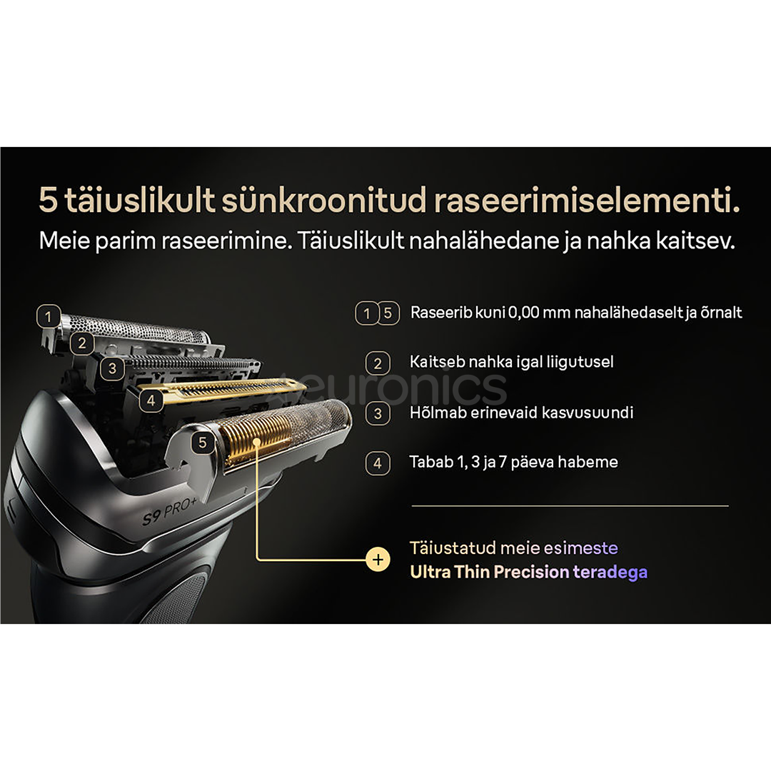 Braun, Series 9 - Varulõikeblokk