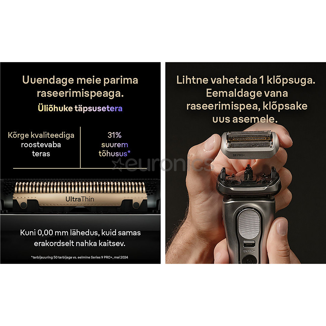 Braun, Series 9 - Varulõikeblokk