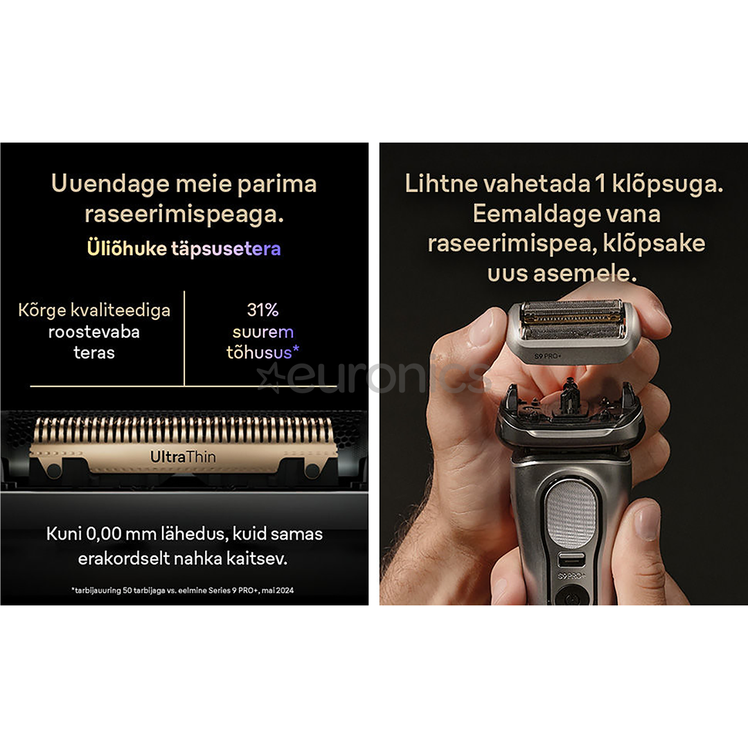 Braun, Series 9 - Varulõikeblokk