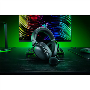 Razer Blackshark V3, must - Juhtmevaba peakomplekt