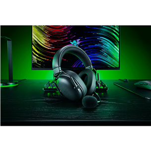 Razer Blackshark V3, must - Juhtmevaba peakomplekt