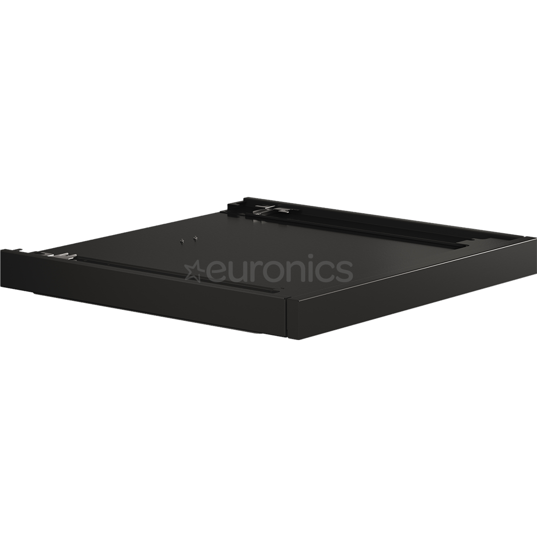 Asko, black - Stacking kit with pull-out shelf