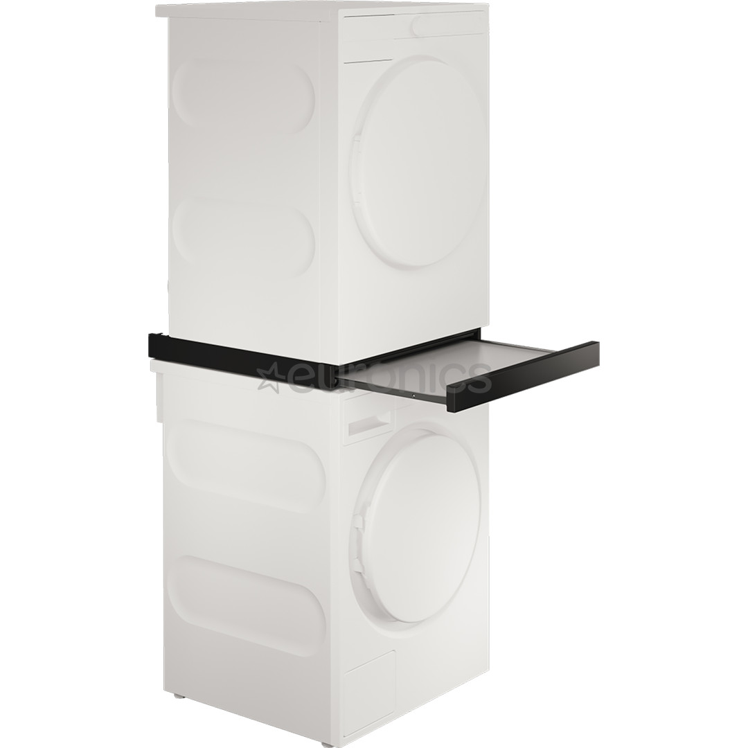 Asko, black - Stacking kit with pull-out shelf