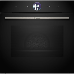 Bosch, Series 8, hydrolytic cleaning, 71 L, black - Built-in oven HSG7364B1