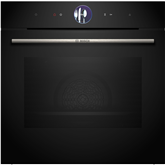 Bosch, Seeria 8, hüdrolüütiline puhastus, 71 L, must - Integreeritav ahi