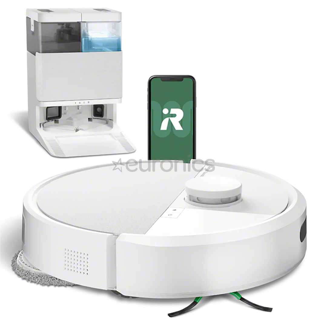 iRobot Roomba® Plus 405 Combo, märg- ja kuivpuhastus, valge - Robottolmuimeja
