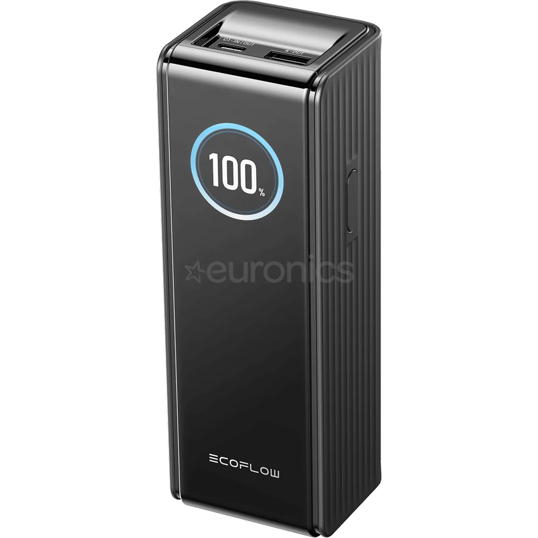 EcoFlow RAPID Power Bank, 25000 мАч, черный - Внешний аккумулятор