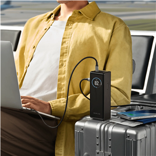 EcoFlow RAPID Power Bank, 25000 мАч, черный - Внешний аккумулятор