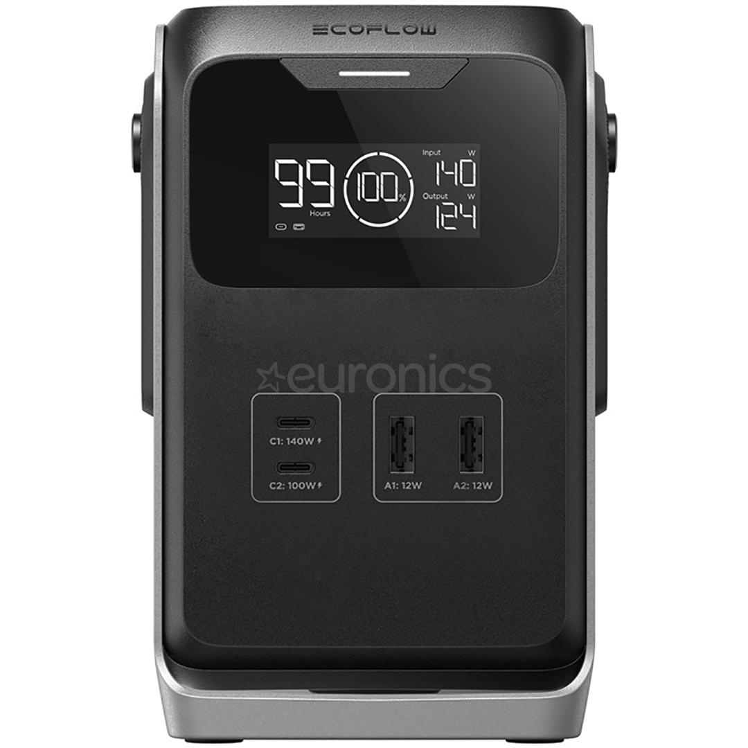 EcoFlow TRAIL 200 DC, must/hall - Akujaam