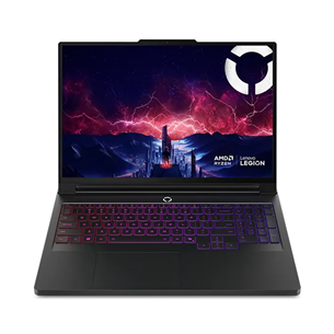 Lenovo Legion Pro 7 Gen 10, 16'', WQXGA, OLED, 240 Гц, Ryzen 9, 64 ГБ, 2 ТБ, RTX 5080, ENG, черный - Ноутбук 83RU000SNT