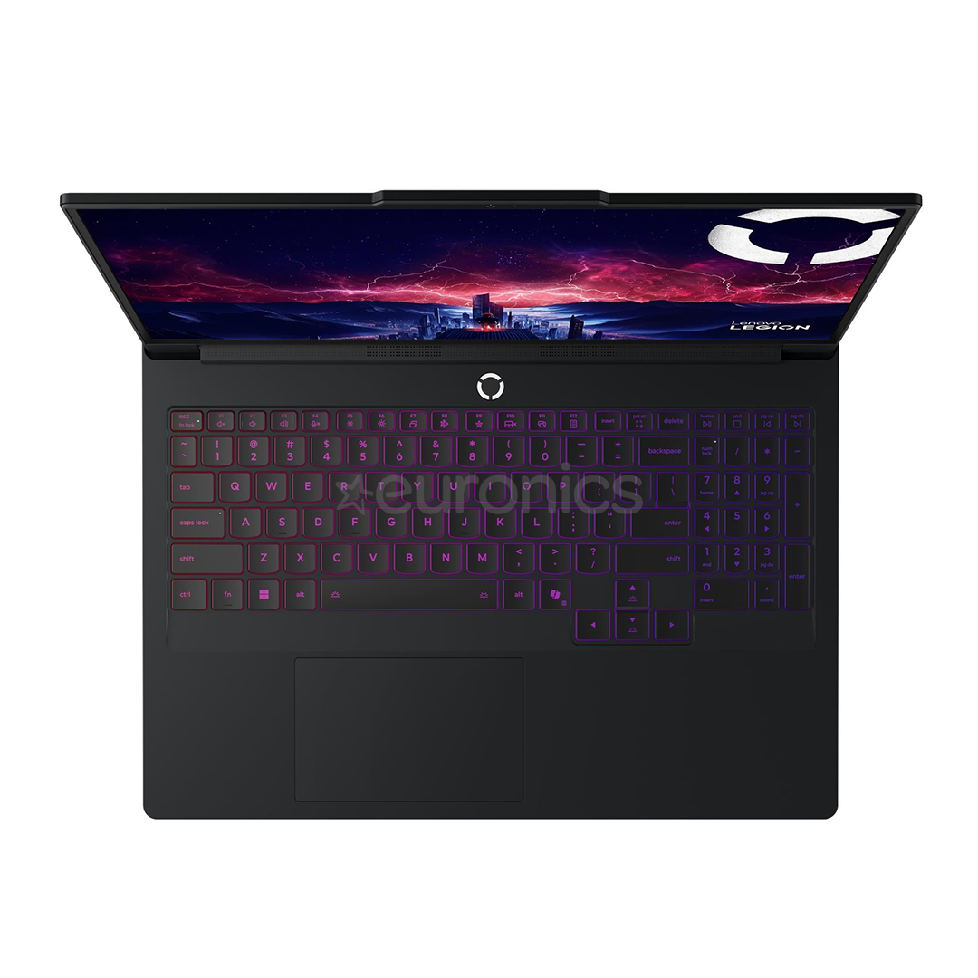 Lenovo Legion Pro 7 Gen 10, 16'', WQXGA, OLED, 240 Hz, Ryzen 9, 64 GB, 2 TB, RTX 5080, ENG, eclipse black - Notebook