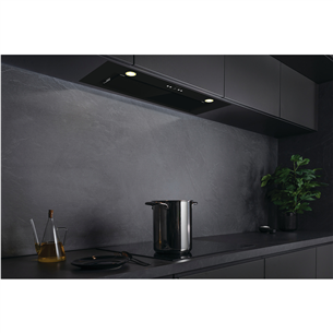 Hisense, 660 m³/h, laius 80 cm, must - Integreeritav õhupuhasti