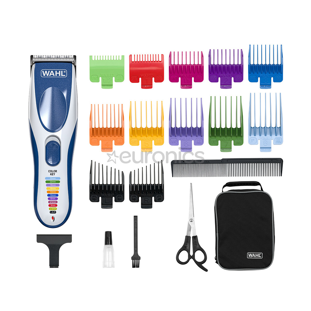 Wahl Color Pro Cordless, valge/sinine - Juukselõikur