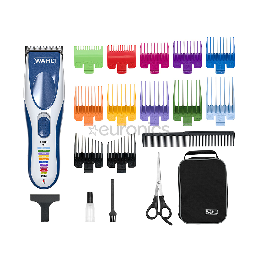 Wahl Color Pro Cordless, valge/sinine - Juukselõikur