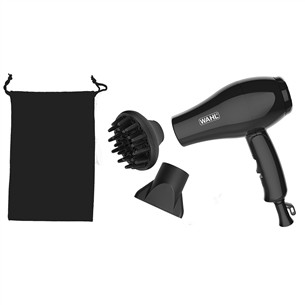 Wahl, 1000 W, black - Travel hair dryer 3402-0470
