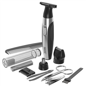 Wahl Travel Kit Delux, must/hall - Trimmeri komplekt 05604-616