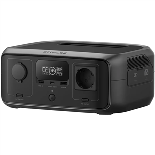 EcoFlow RIVER 3 UPS, 245Wh, must - Akujaam 5015001030