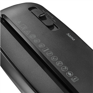 Hama Classic S61, 8 l, must - Paberipurustaja