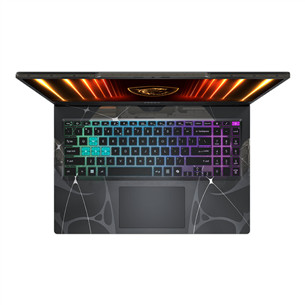 MSI Cyborg 15 B13W, 15,6'', 144 Hz, i5, 16 GB, 512 GB, RTX 5050, ENG, translucent black - Notebook