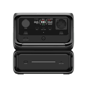 EcoFlow River 3 Max, 572 Wh, must/hall - Akujaam