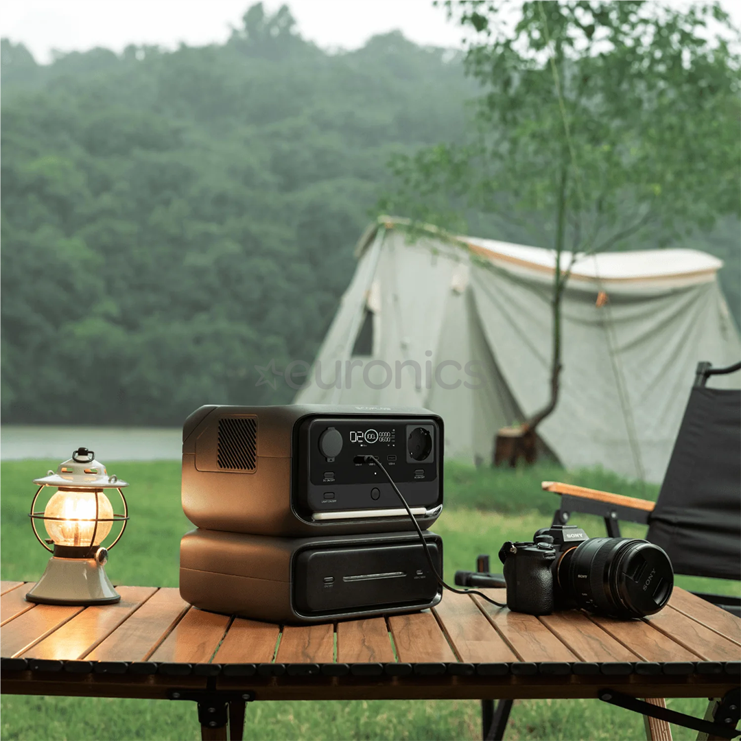 EcoFlow River 3 Max, 572 Wh, must/hall - Akujaam