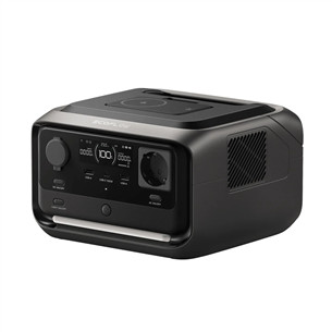 EcoFlow River 3 Max Plus Wireless, 858 Wh, must/hall - Akujaam