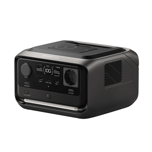 EcoFlow River 3 Plus Wireless, 286 Wh, must/hall - Akujaam 5015601104