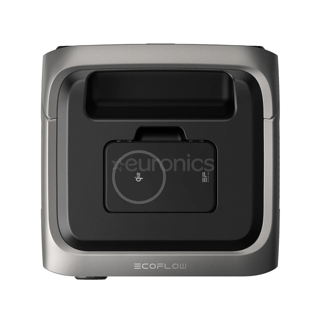 EcoFlow River 3 Max Plus Wireless, 858 Wh, must/hall - Akujaam