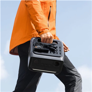 EcoFlow River 3 Plus Wireless, 286 Wh, must/hall - Akujaam