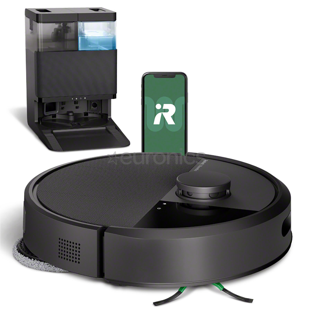 iRobot Roomba® Plus 405 Combo, сухая и влажная уборка, черный - Робот-пылесос
