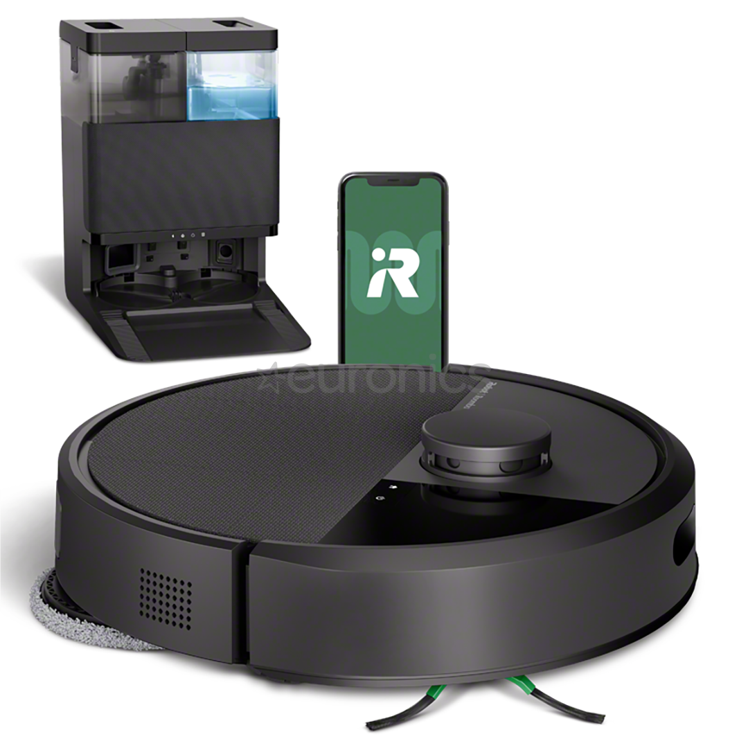 iRobot Roomba® Plus 405 Combo, märg- ja kuivpuhastus, must - Robottolmuimeja