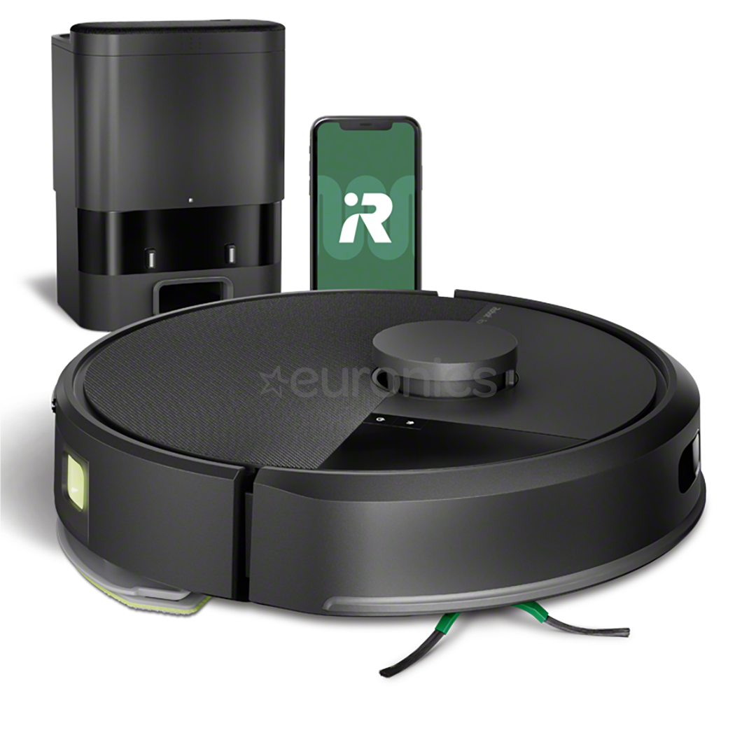 iRobot Roomba® 105 Combo+, märg- ja kuivpuhastus, must - Robottolmuimeja