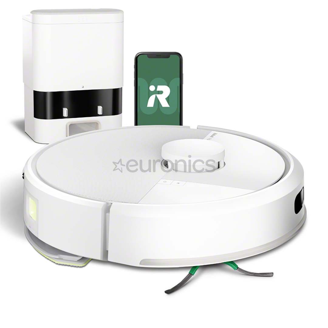 iRobot Roomba® 105 Combo+, märg- ja kuivpuhastus, valge - Robottolmuimeja